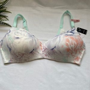 NWT La Vie en Rose Floral Sleekback bra 36C